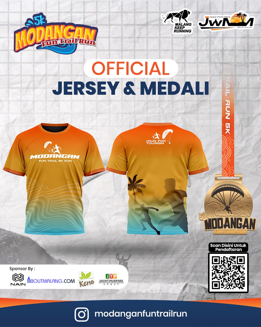 Sambut Gebyar Modangan Fun Trail Run 18 Mei, Luncurkan Official Jersey dan Medali