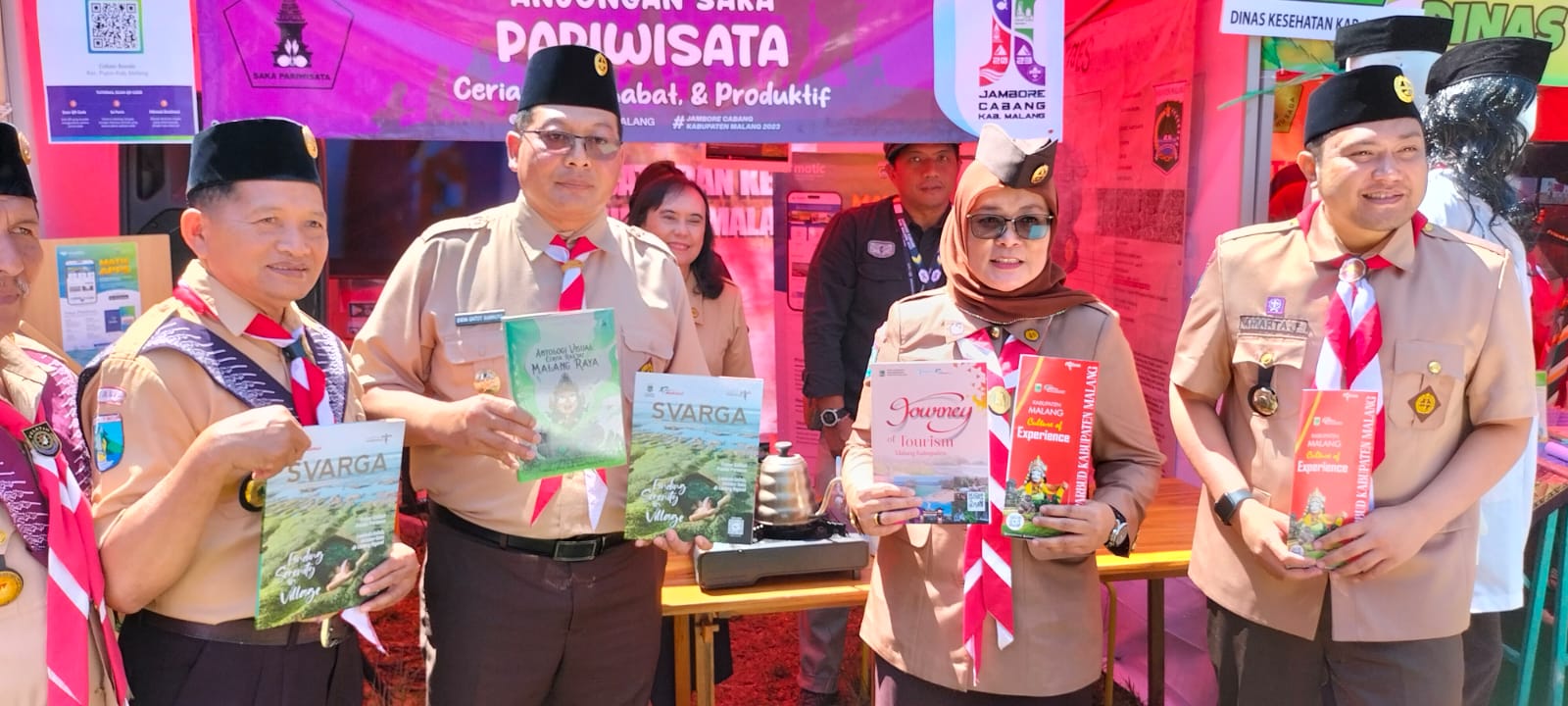 KEGIATAN STAND / ANJUNGAN SAKA PADA JAMBORE CABANG KAB. MALANG 2023