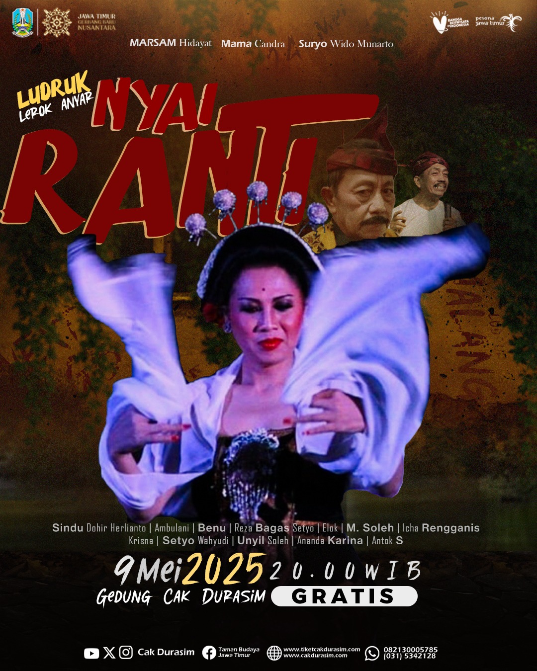 Pagelaran Seni Ludruk Jawa Timuran