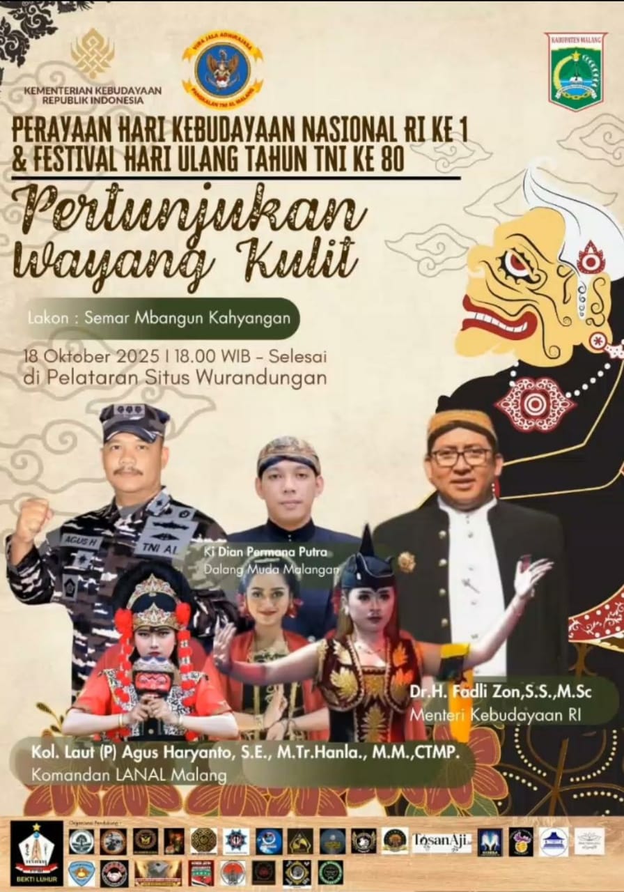 peringatan Hari Kebudayaan Nasional "Sinergi TNI dan Budaya Lokal Menjaga Warisan Leluhur, Menguatkan Ketahanan Bangsa”