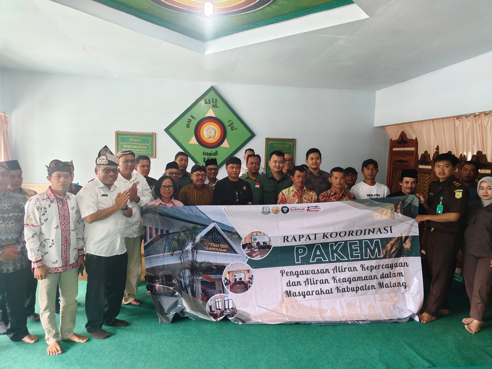 Rapat Koordinasi dengan Tim PAKEM Kabupaten Malang dan Penganut Aliran Kepercayaan atau Aliran Keagamaan dalam Masyarakat Wilayah Kabupaten 