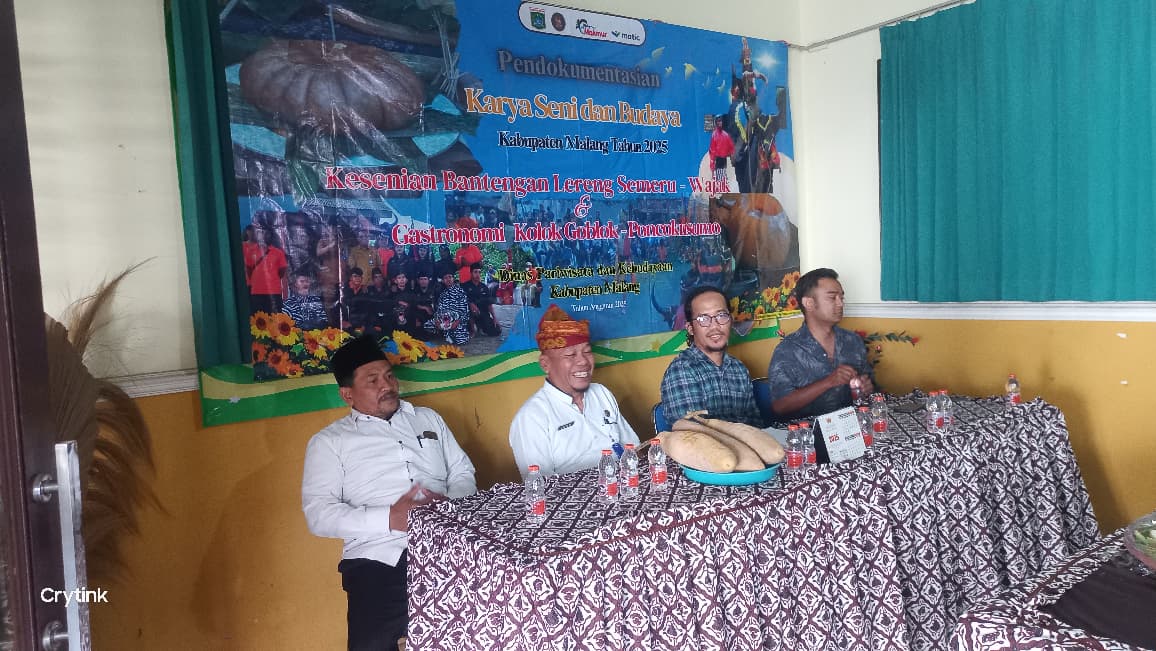 Dialog Karya Seni dan Budaya “Menelusuri Sejarah Gastronomi Kolok Goblok: Cita Rasa Tradisi Desa Adat Poncokusumo”