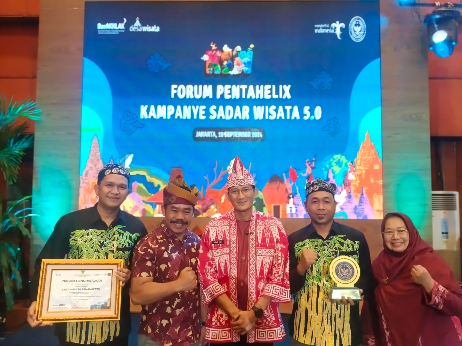 Konsisten !! Sanankerto Jadi Desa Wisata Terbaik di Kampanye Sadar Wisata 5.0 Tahun 2024
