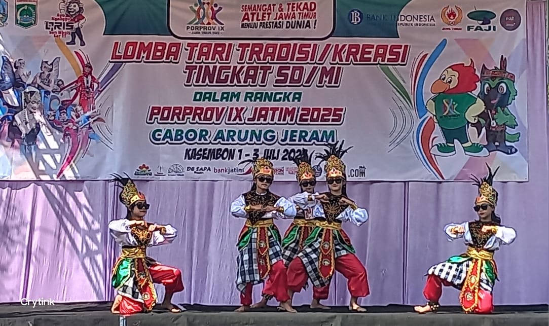 Lomba Tari Tradisional dan Kreasi dalam rangka Meriahkan Porprov IX Jatim dengan Kreativitas dan Bakat Siswa SD/MI
